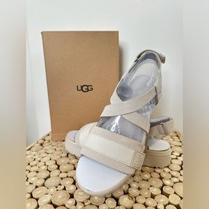 UGG | Zayne Ankle Strap II Sandal size 9 NEW IN BOX New white uggs SALE!